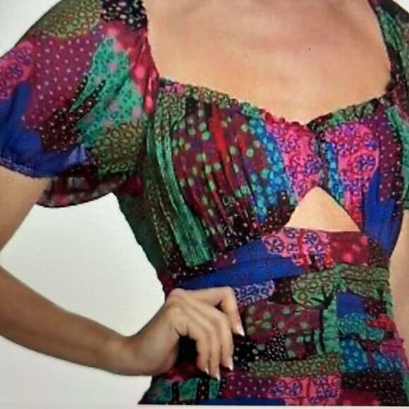 Rhode Clara Enchanted Woods Mini Dress NWT Size 6 - Picture 3 of 15